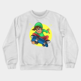 Skater Boy Crewneck Sweatshirt